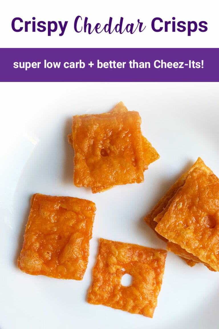 Crispy Cheddar Crisps "CheezIt Copycat" Keto Cheese Chips Recipe