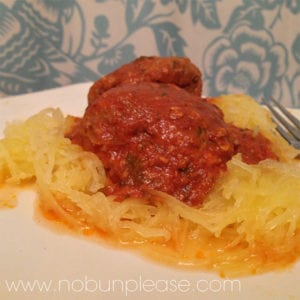 Spaghetti Squash &Amp; Meatballs