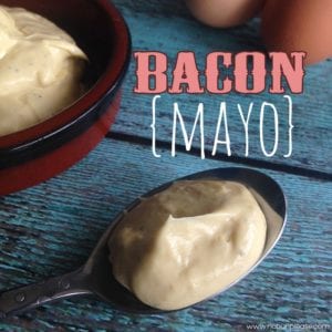 Bacon Mayonnaise Mayo 1