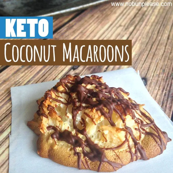 Low Carb Ketogenic Coconut Macaroons