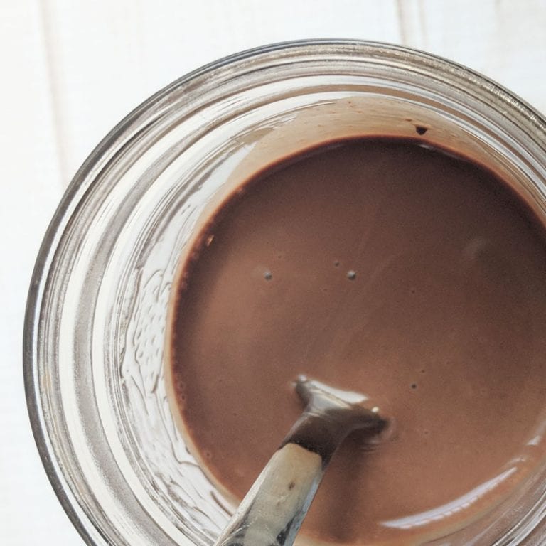 Keto Chocolate Sauce (2 ingredients) No Bun Please