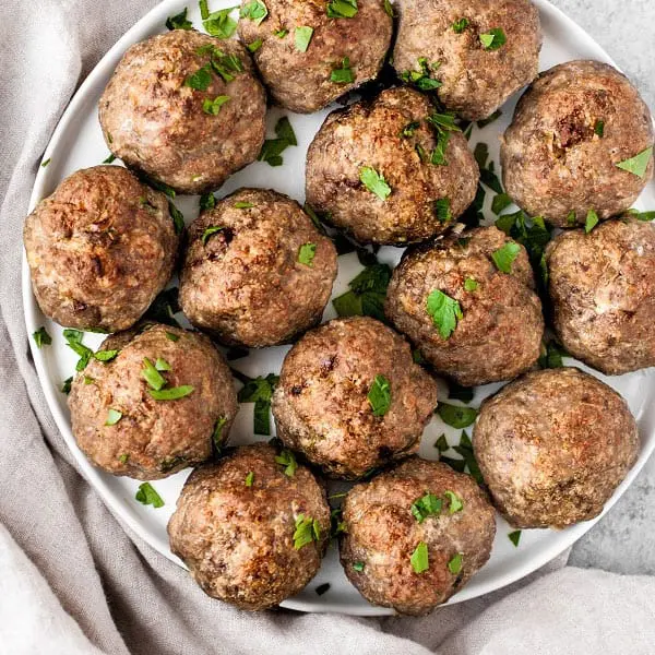 Dairy Free Keto Meatballs