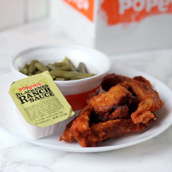 Popeyes Low Carb Blackened Tenders