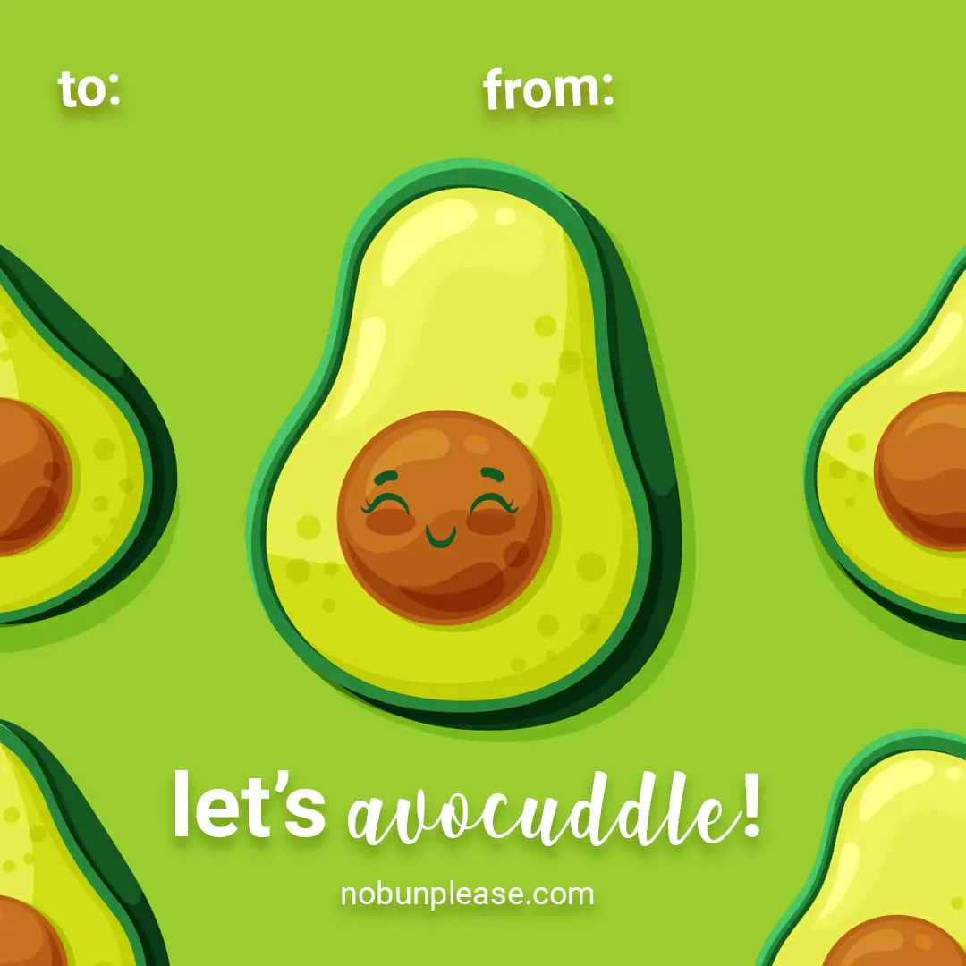 Keto Valentine: Avocado - &Quot;Let's Avocuddle!&Quot;