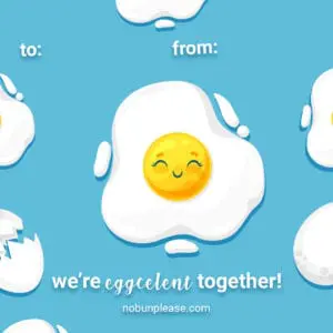 Keto Valentine: Egg - &Quot;We're Eggcelent Together!&Quot;