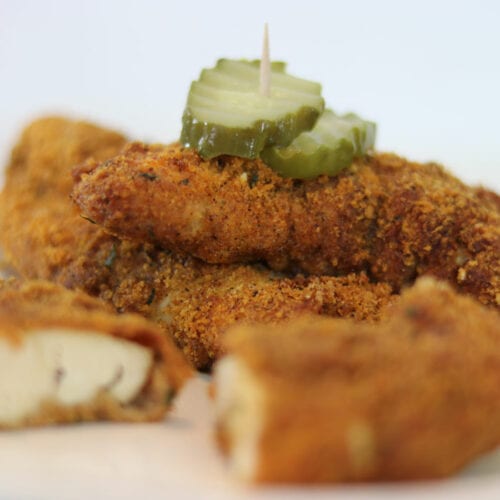 Pickle Brined Chicken Tenders Featured