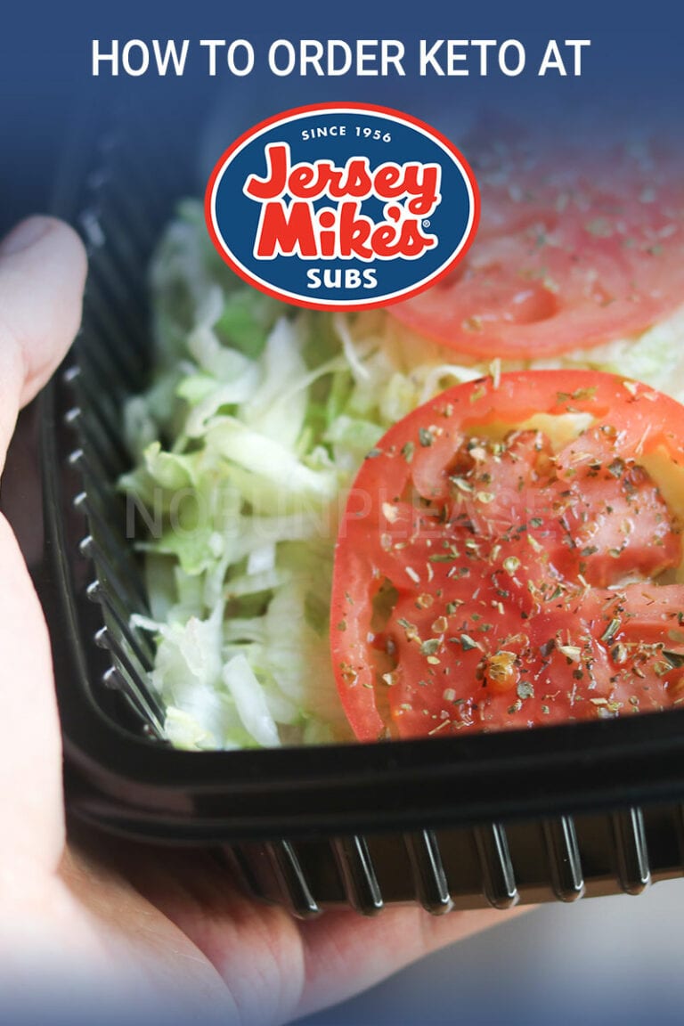 Best Jersey Mike's Keto Options Sub in a Tub No Bun Please