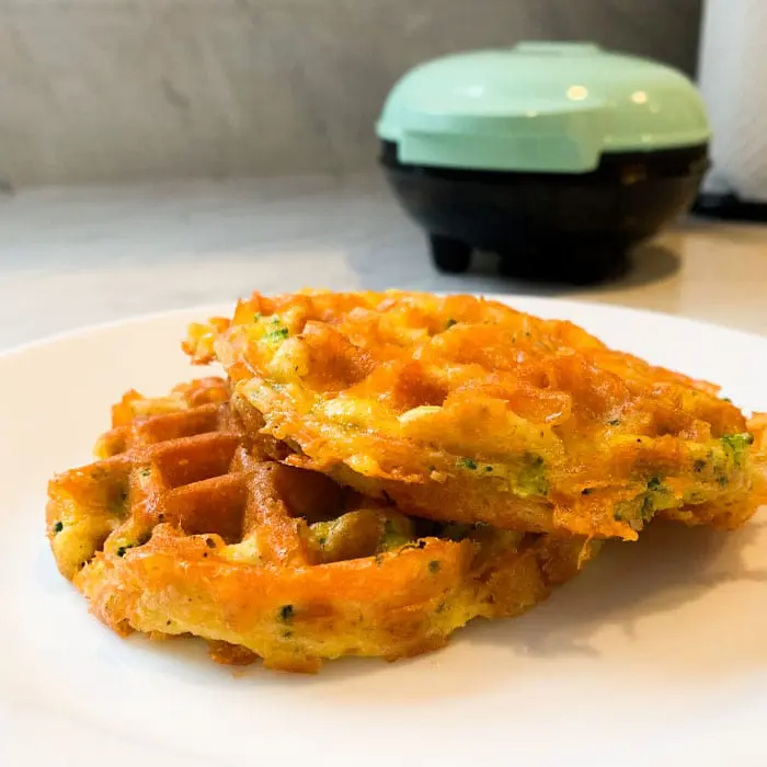 Broccoli &Amp; Cheese Waffles