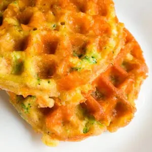 Broccoli &Amp; Cheese Waffles