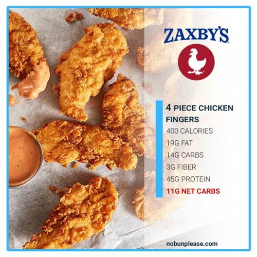 Keto at Zaxby's What to Order + Full Macro Breakdown No Bun Please