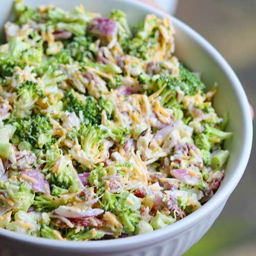 Broccoli Salad Featured Keto