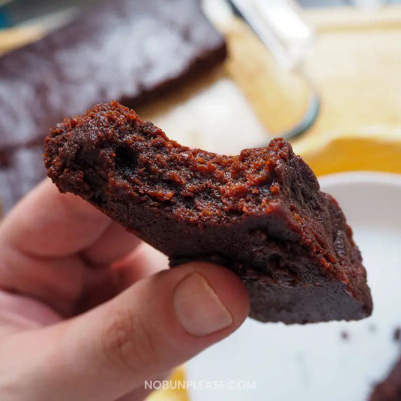 Fudgy Keto Brownie Texture