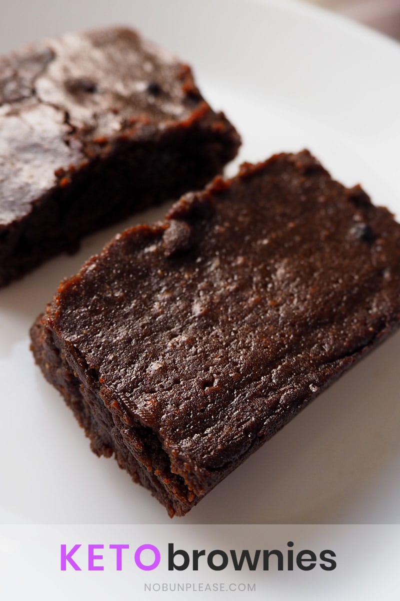 Fudgy Keto Brownies with Brown Butter - No Bun Please