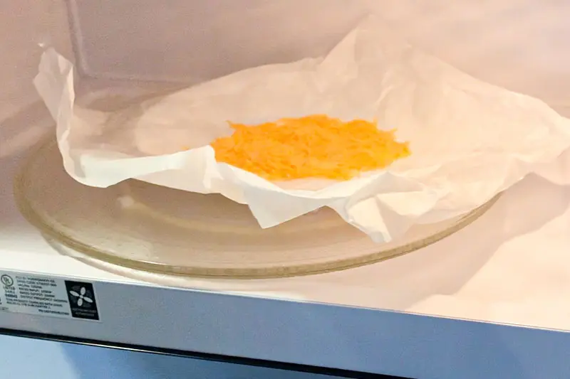 Microwave Cheese Shell