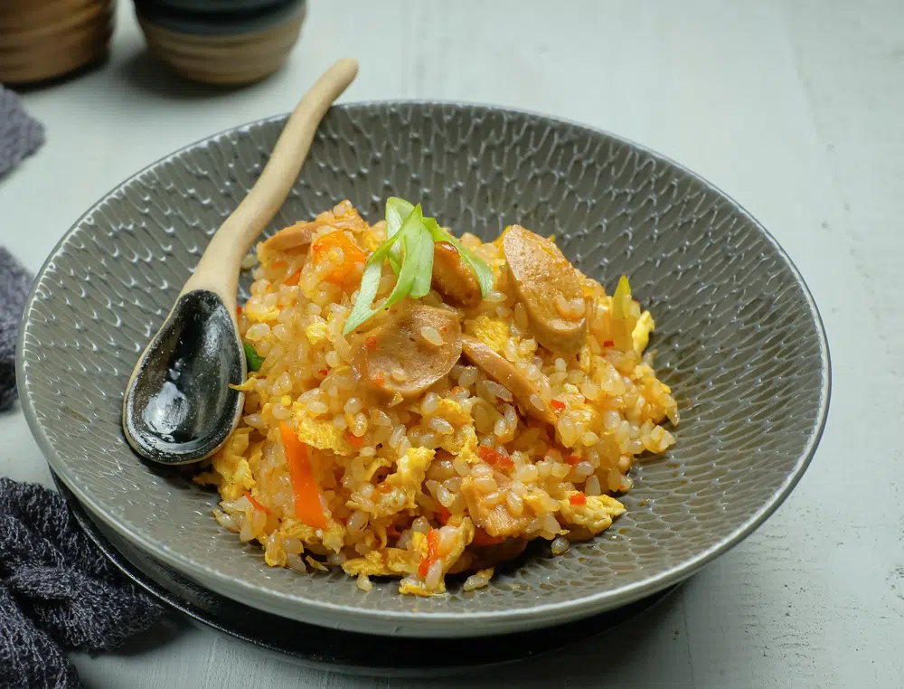 Spicy Asian Style Fried Rice Using Miracle Rice
