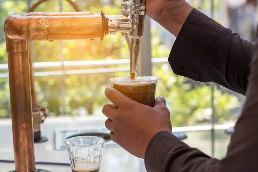 Nitro Cold Brew Coffee In The Cafe