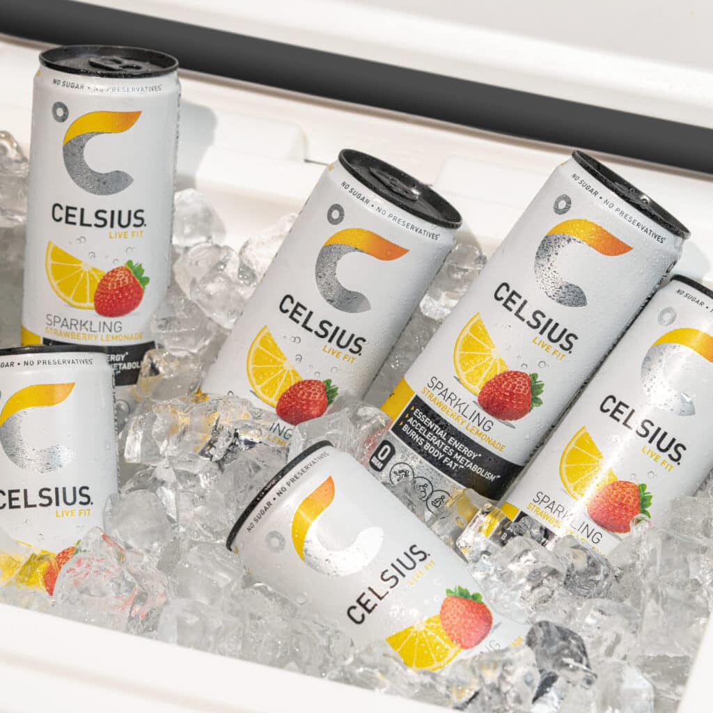 Celsius Energy Drink In Ice