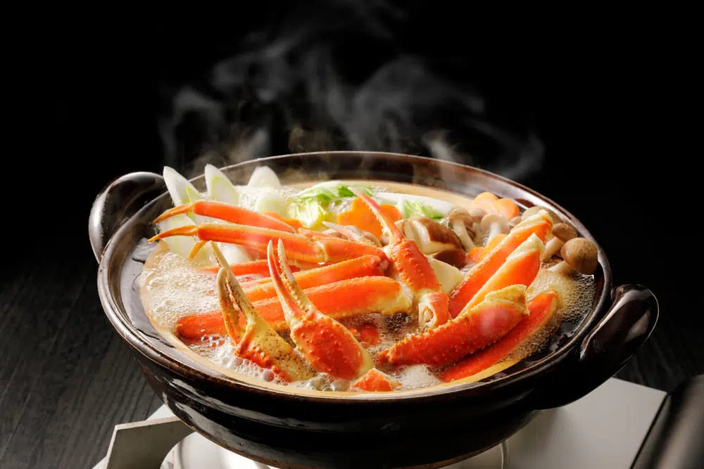 Japanese Style Hot Pot With Snow Crab
