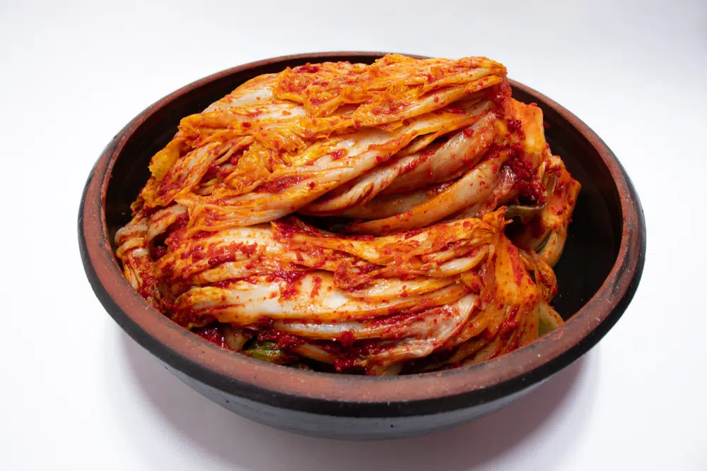 Traditional Kimchi Made From Napa Cabbage