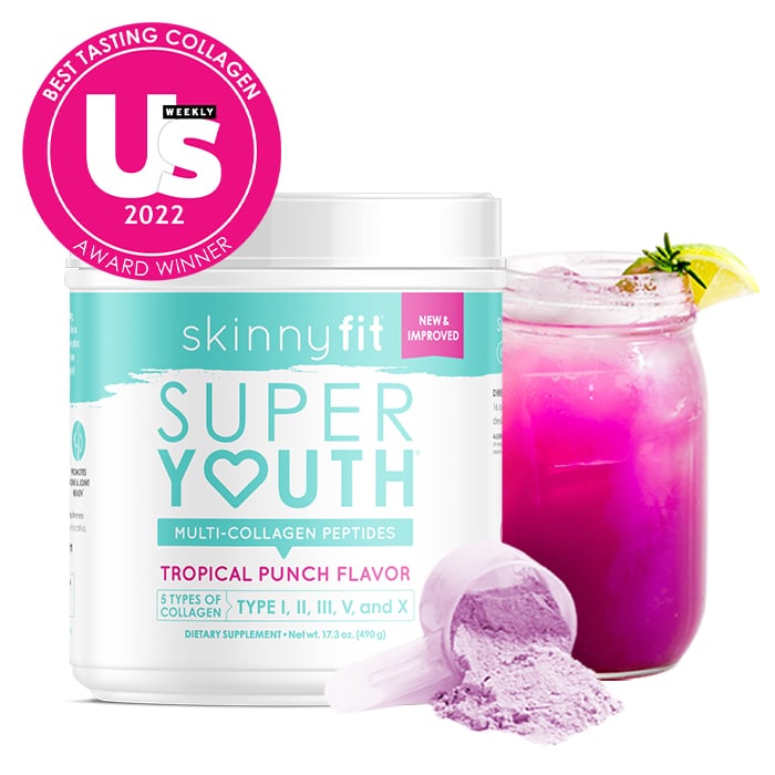 Skinny Fit Super Youth Tropical Punch-Geschmack